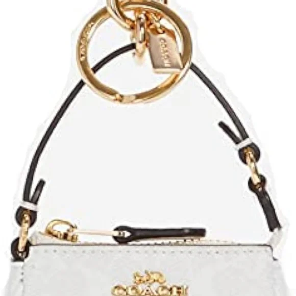 COACH C4310-IMCHK Women\'s Bag Charm Keychain COACH® Outlet | Lock And Key Bag Charm Key Ring main image 4